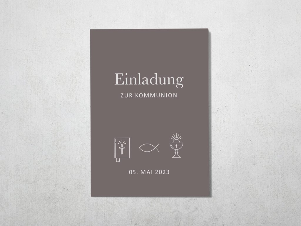 Kommunion_Symbole_beige_dunkel_A6_front