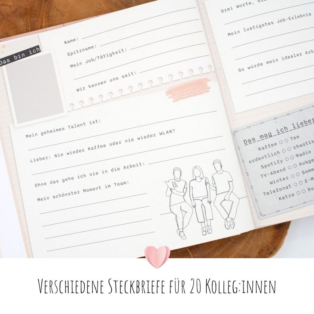 Freundebuch Kollegen Abschiedsgeschenk